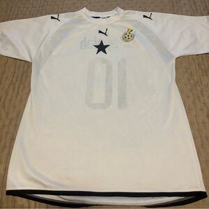 Ghana Black Stars #10 Stephen Appiah Soccer Jersey Size XL